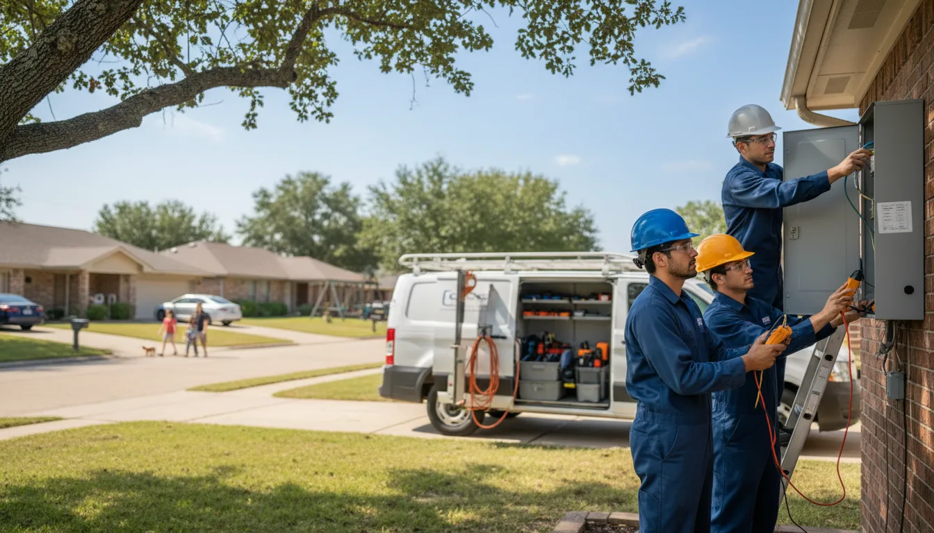 Certified electrician providing emergency electrical services in California City, CA
